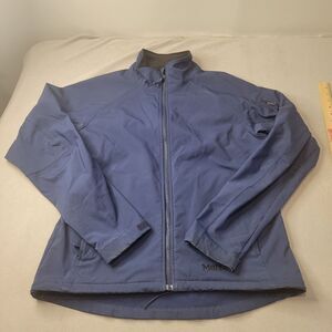 Marmot Men's Softshell Outdoors Pinnacle Vodka Size L Navy Jacket